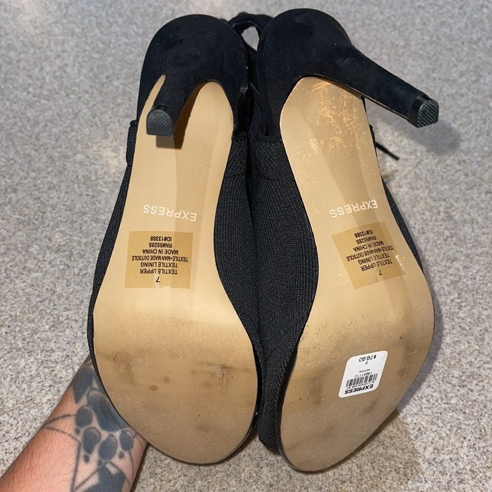 Express Open Toe Heels - Picture 6 of 6